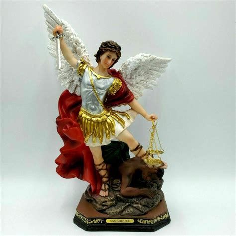 San Miguel Arcangel 13" Inch Statue 25316-13 Saint Michael Archangel ...