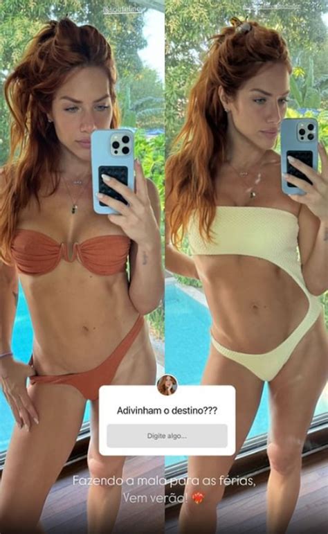 Biqu Ni Ou Mai Giovanna Ewbank Mostra Tanquinho Antes De Curtir F Rias