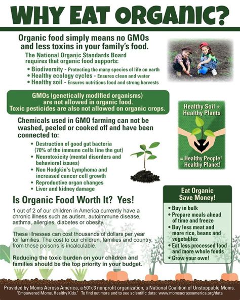 Why Eat Organic Poster 10 Count Benefits Of Organic Food Eating Organic Organic Recipes