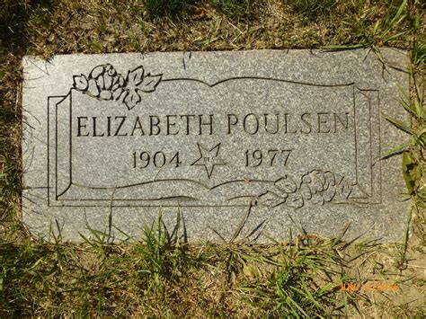 Elizabeth Marie Petersen Poulsen 1904 1977 Find A Grave Memorial