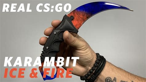 REAL CS GO KNIVES Karambit Marble Fade Ice Fire KNIFY YouTube