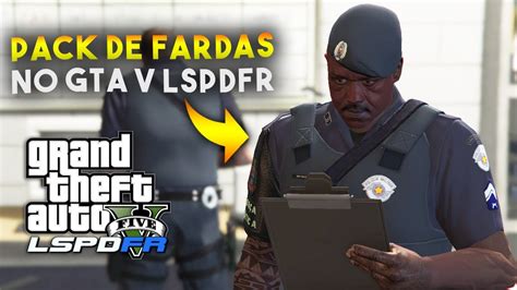 Como INSTALAR PACK DE FARDAS No GTA V LSPDFR YouTube