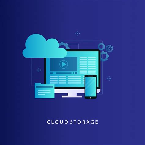 Premium Vector Cloud Computing Concept