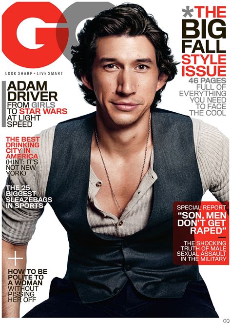 Adam Driver Covers Gq September 2014 Issue Talks Life The Fashionisto