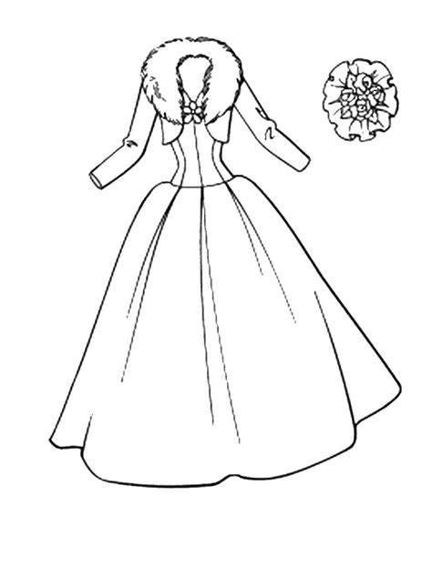 Fashion Dress Coloring Pages at GetColorings.com | Free printable colorings pages to print and color