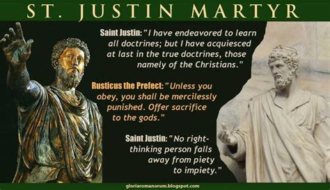 an image of st justini martin quote