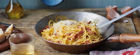 Klassische Spaghetti Carbonara Art Rezept Lidl Kochen