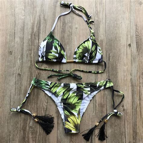 Bikinis Set Misswim Floral Print Bikini Maillots De Bain Volants