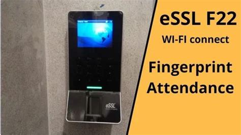 Fingerprint Recognition ESSL F22 Access Control Systems For Time And