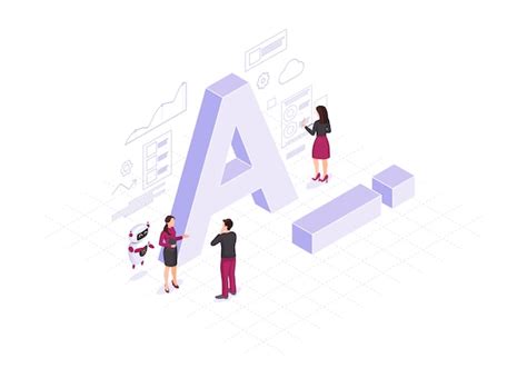 Premium Vector Ai Isometric Color Vector Illustration