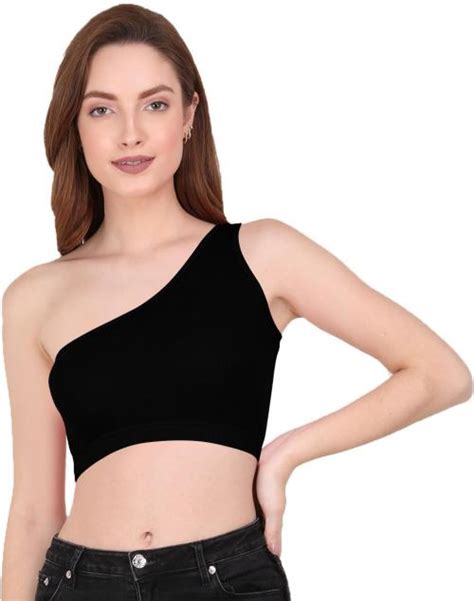 Buy THE BLAZZE Women Black Cotton Blend Non Padded Bra Xl Online At