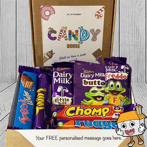 Cadbury Gift Box Personalised Message Chocolate Hamper Treat Box ...