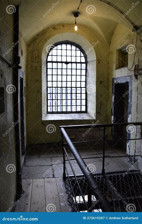 Prison Corridors at Kilmainham Gaol Museum. Dublin, Ireland. March 30 ...