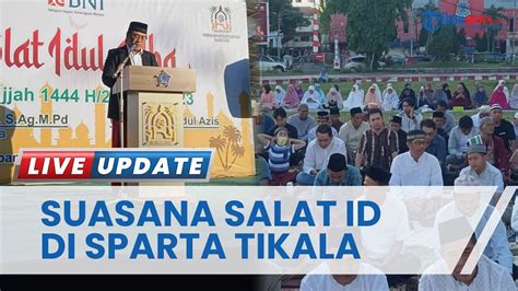 Ratusan Umat Islam Di Manado Gelar Salat Idul Adha Di Lapangan Sparta