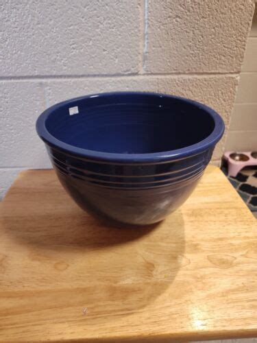 Vintage Fiesta Fiestaware Cobalt Blue 7 Mixing Bowl Nesting Bowl EBay