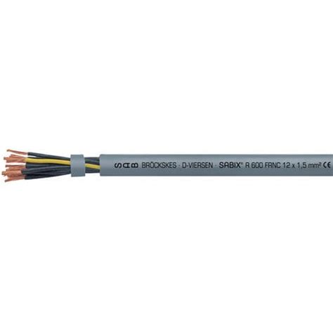 Cable eléctrico libre de halógenos SABIX R 600 FRNC SAB BROECKSKES