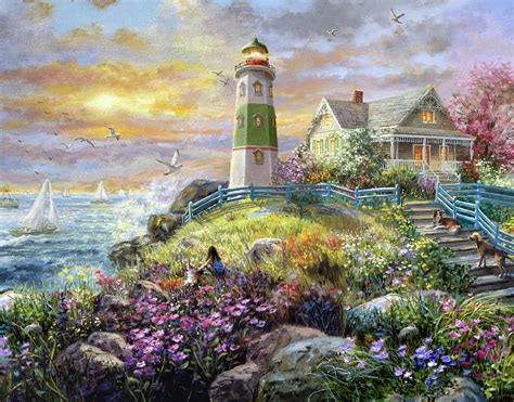 Watching The Sunset Painting By Nicky Boehme Pixels