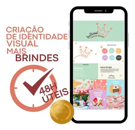 Identidade Visual Completa Logo Cores Tipografia Brindes