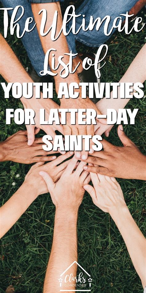 Lds Youth Activity Ideas For Women And Men Mutual Activities Lds