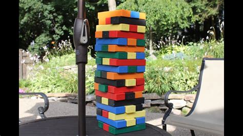 Build Your Own Giant Jenga Game YouTube