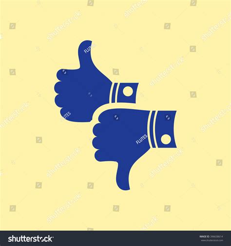 Like Dislike Icon Stock Vector Royalty Free 396638614 Shutterstock