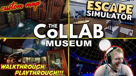 The Collab Museum Playthrough Walkthrough Escape Simulator Custom