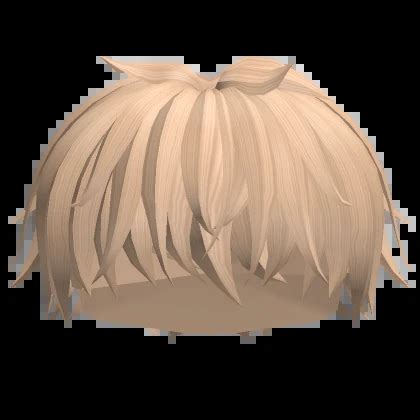 Blonde Messy Manga Hair Roblox Item Rolimon S