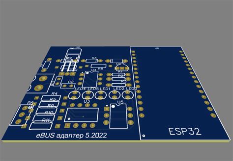 EBUS ESP32 Adapter Platform For Creating And Sharing Projects OSHWLab