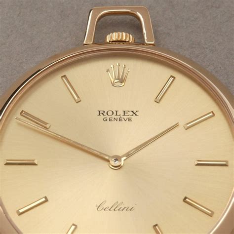 Rolex Cellini Pocket Watch 3717 Unisex Yellow Gold Calibre 1600 Watch