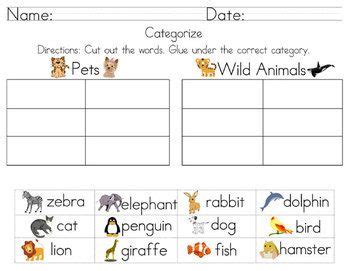 Classify And Categorize Reading Worksheets Library Worksheets Library