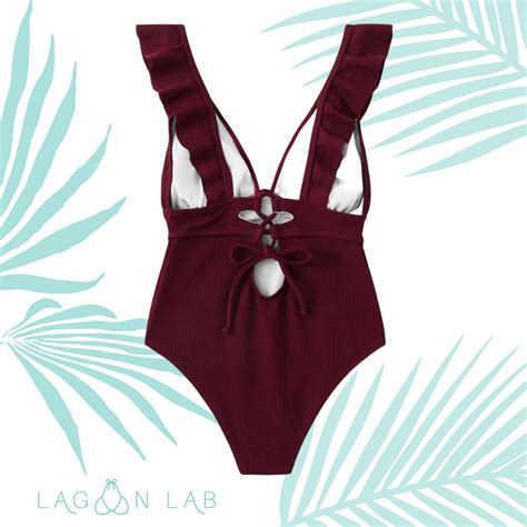 Road Trip Ruffle One Piece Swimsuit Lagoonlab