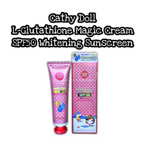 Cathy Doll Whitening Sunscreen L Glutathione Magic Cream With SPF 50 PA