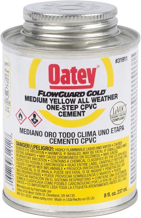 Amazon Oatey Lo V O C Flowguard Gold Step Cement Ounce