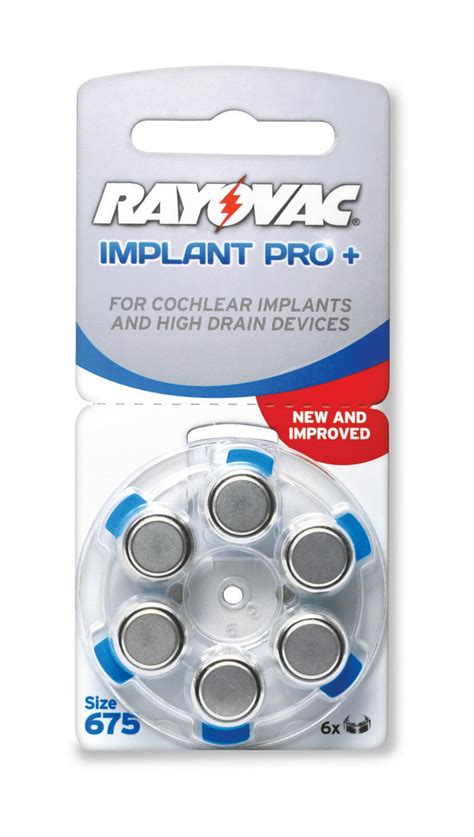 X Piles Auditives Rayovac Piles Pour Implant Cochl Aire Pr