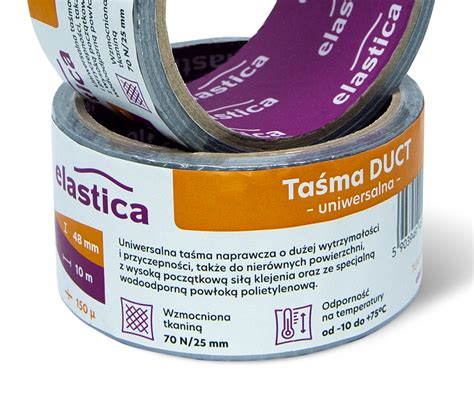 Ta Ma Naprawcza Uszczelniaj Ca Duct Tape Silver Elastica Mm M Tu