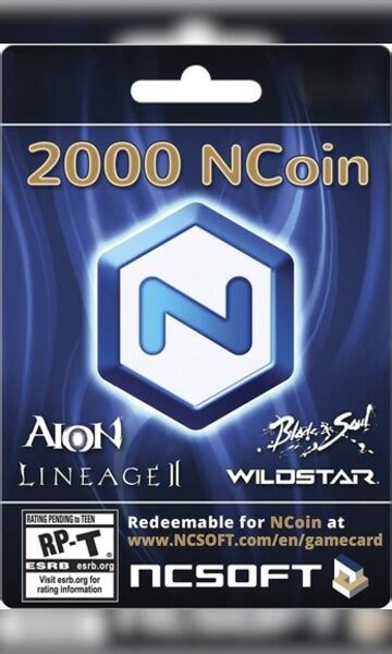 Kup 2000 NCoins NCSoft Klucz GLOBALNY Tanio G2A