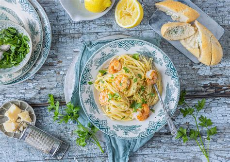 Pasta Al Limone Med Scampi Oppskrifter REMA 1000