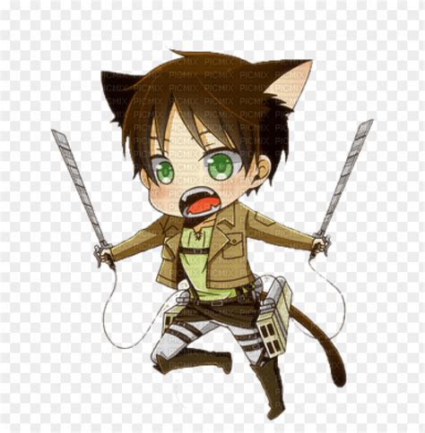 Free Download Hd Png Eren Chibi Attaque Des Titans Eren Chibi Png