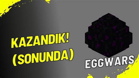 Minecraft Eggwars Oynuyoruz Ama MOBİL Versionda Kazandık Sonunda