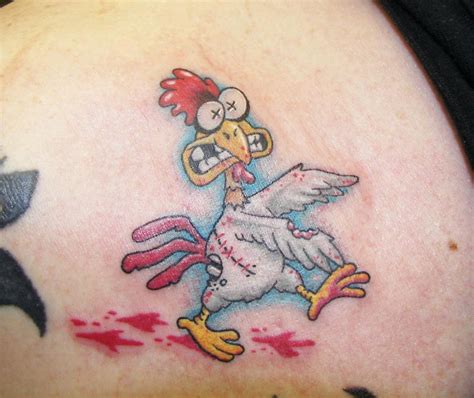 Zombie Chicken By James Rowe TattooNOW