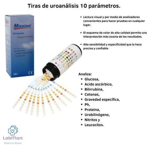 Tiras Reactivas Uroanalisis Orina