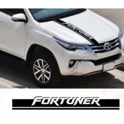 Racing Sport Decal For Toyota Fortuner Car Styling Hood Bonnet Stripes