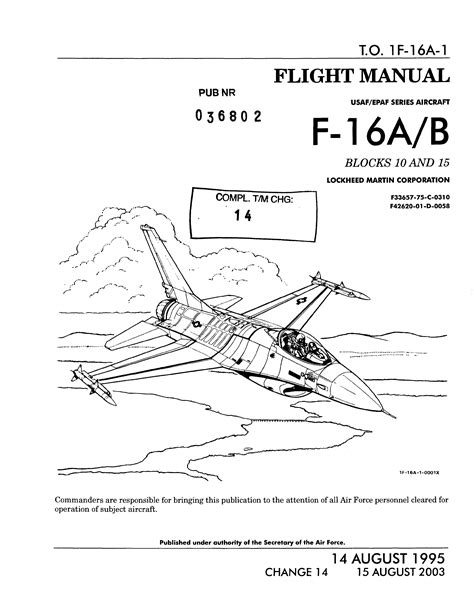 U S Air Force F 16a B Flight Manual Public Intelligence