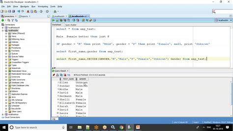 Oracle Sql Tutorial If Condition Using Decode And Case Statements Youtube