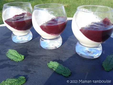 Panna Cotta Coulis De Fruits Rouges Maman Tambouille