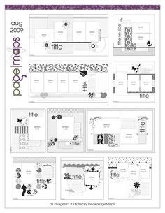 52 Page maps sketches ideas | map sketch, page maps, scrapbook layout ...