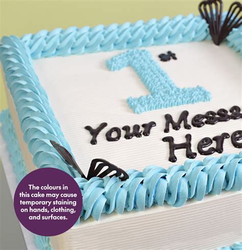 customised number cake