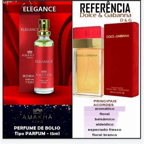 Perfume Amakha Paris Elegance 15ml Inspirado Dolce Gabanna Shopee