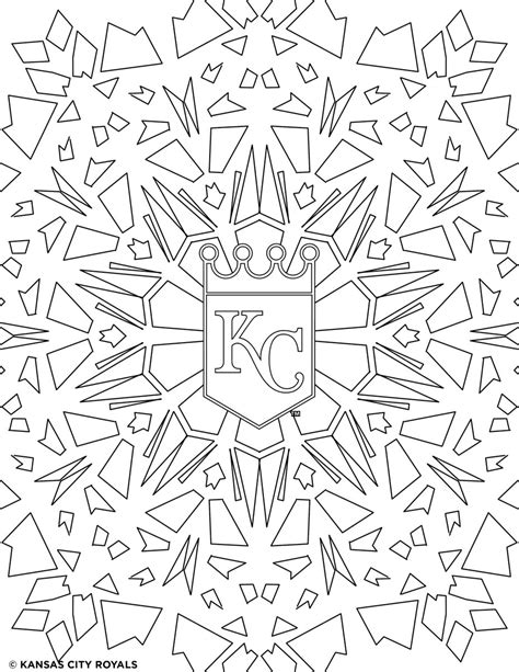 Mlb Royals Coloring Pages