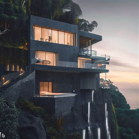 Modern Home on Cliff by Dennis287 on DeviantArt